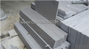 China Shay Grey Marble Stairs/ Stair Treads / Raiser,Guanxi Cinderella Grey Marble Steps / Staircase,Grey Marble Tile and Steps