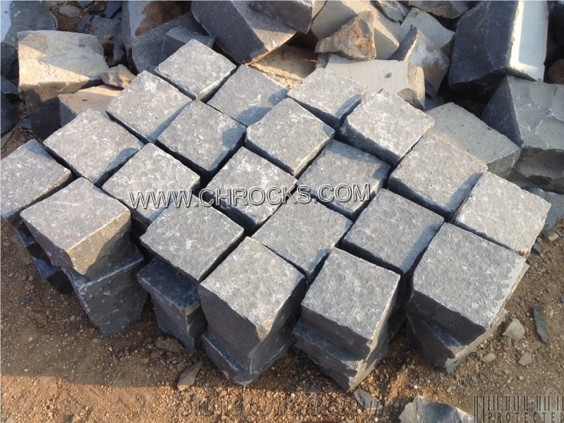 G684 Black Basalt Cobble Stone,Black Basalt Cobble