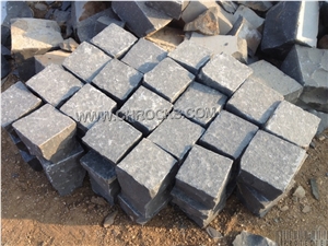 G684 Black Basalt Cobble Stone,Black Basalt Cobble