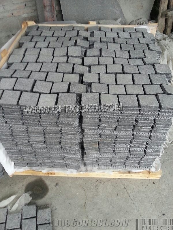 G684 Black Basalt Cobble Stone,Black Basalt Cobble