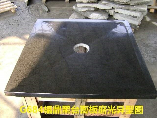 G684 Black Basalt Tile, China Black Basalt
