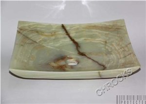 Green Onyx Sink,Pakistan Green Onyx Square Sinks / Basin