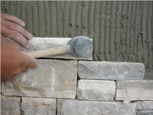 Beige Limestone- Ben for Revetment, Croatian Beige Limestone Building & Walling