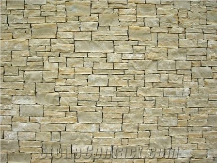 Beige Limestone- Ben for Revetment, Croatian Beige Limestone Building & Walling