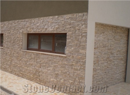 Beige Limestone- Ben for Revetment, Croatian Beige Limestone Building & Walling