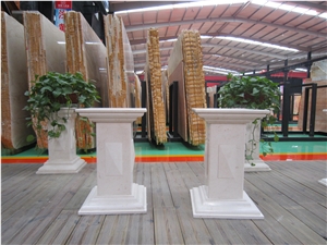 Cheap Flower Pot,Chinese White Flower Stand