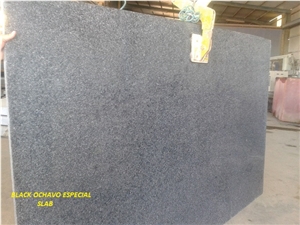 Negro Ochavo Special Cobble Stone, Black Spain Ochavo Especial Granite