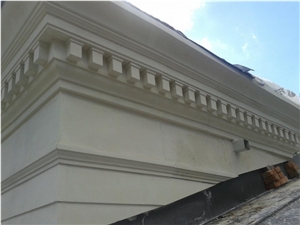 White Alma Stone Сornice, White Limestone Walling, Building Stone