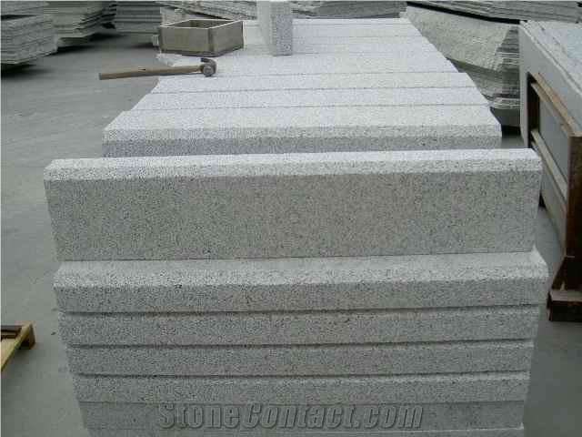 G603 Granite Kerbstone/ Curbstone Outdoor Custom, Boq Granite Supplier, G603 Sesame Grey Granite Curbstone