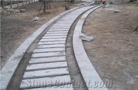 Light Grey Granite Kerbstone Road, Granite Paveing Stone Kerbstone, G602 Grey Granite Kerbs