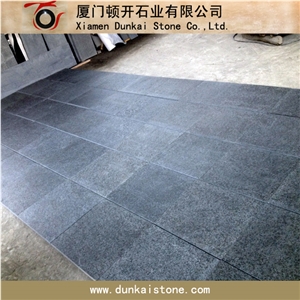 G684 Basalt Flamed Tiles