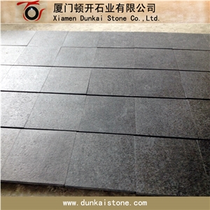 G684 Basalt Flamed Tiles