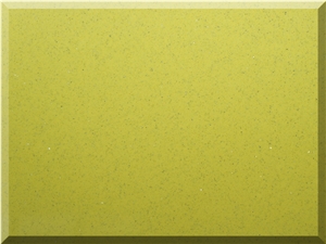 Lemon Green Quartz Stone Floor Tile