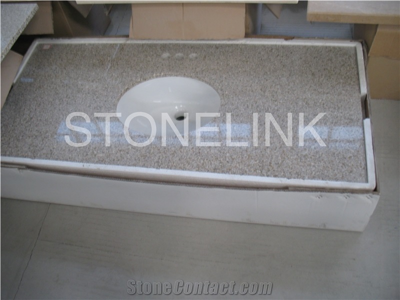 G682 Bath Tops,Vanity Top, G682 Yellow Granite Top