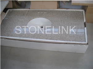 G682 Bath Tops,Vanity Top, G682 Yellow Granite Top