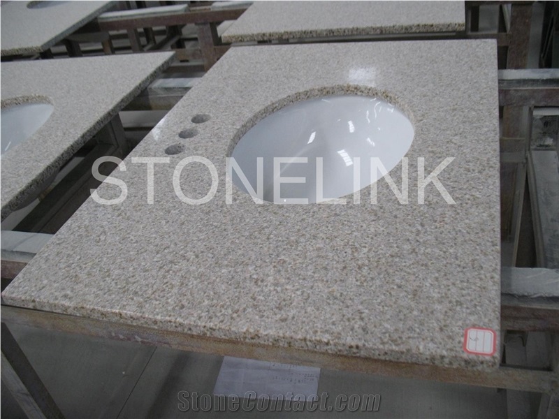 G682 Bath Tops,Vanity Top, G682 Yellow Granite Top