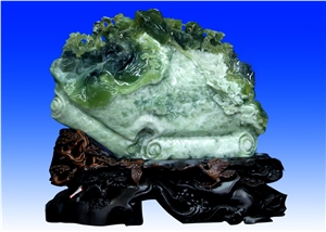 Green Jade-Carvings,China Green Jade Sculpture Art Design