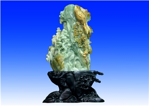 Green Jade-Carvings,China Green Jade Sculptures Art Design