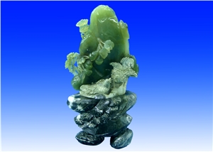 Green Jade-Carvings,China Green Jade Sculptures Art Design