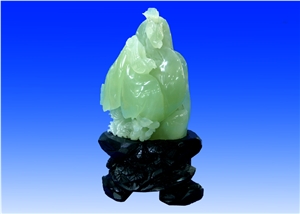 Green Jade-Carvings,China Green Jade Sculptures