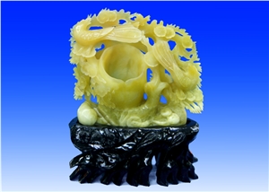 Green Jade-Carvings China Green Jade Sculptures