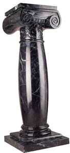 Black Marble Column