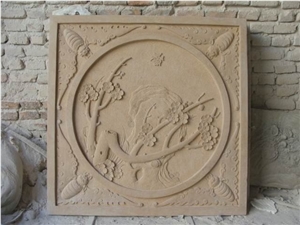 Dholpur Beige Sandstone Relief & Etching Dholpur Beige Sandstone Relief & Etching