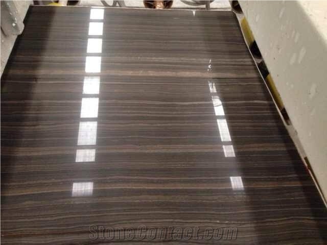 Natural Eramosa Limestone Slabs / Dark Brown Wooden Vein Limestone Slabs
