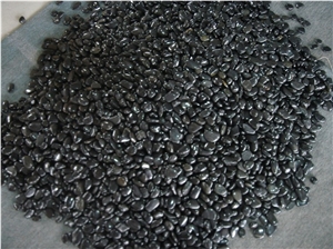 Natural Shape Black River Stone Pebbles Different Sizes to Choose
