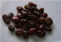 Natural Shape Flat Red River Stone Pebbles