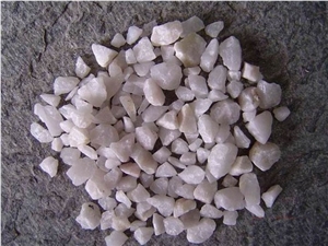 Natural White Stone Machine Made Gravels Aggregates for Terrazzo Garden Decoration Natural White Stone Machine Made Gravels Aggregates for Terrazzo Garden Decoration
