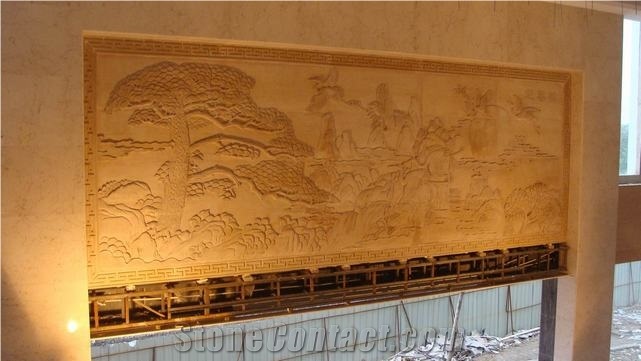 Sandstone Carving Relief