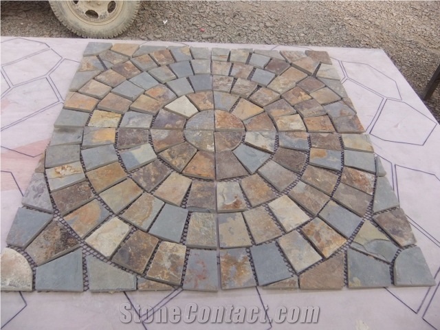 Walling Slate, Paveing Slate, Roof Slate, China Rust Slate Building & Walling