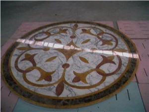 Waterjet Medallion Pattern for Flooring, Palladio Granite Medallion
