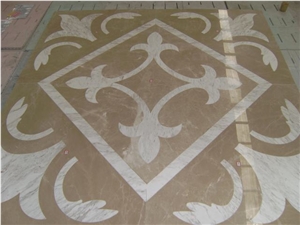 Waterjet Medallion Pattern for Flooring, Palladio Granite Medallion