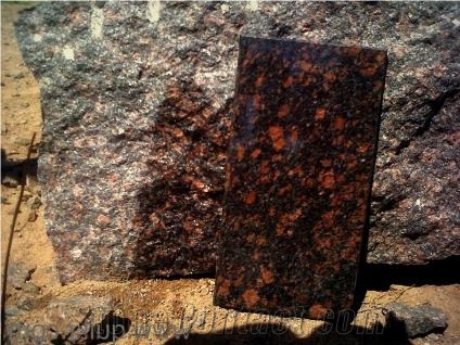 Tan Brown Granite Slabs, India Brown Granite