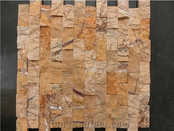 Bianco Carrara Polished Marble Herringbone Mosaic Tile