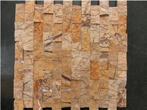 Bianco Carrara Polished Marble Herringbone Mosaic Tile