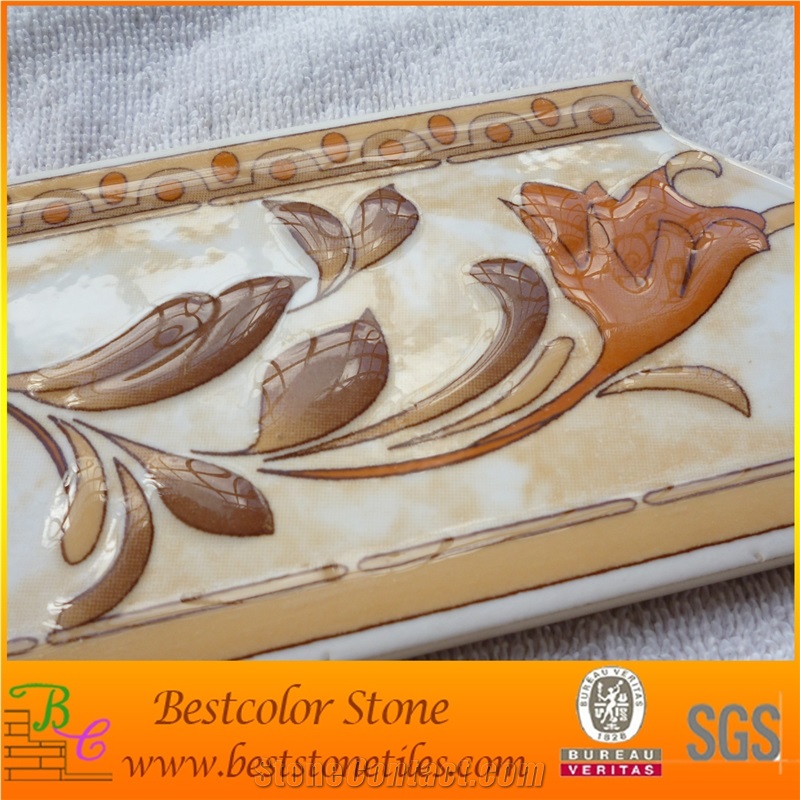 Ceramic Border Lines,Arrow Interlock Listello