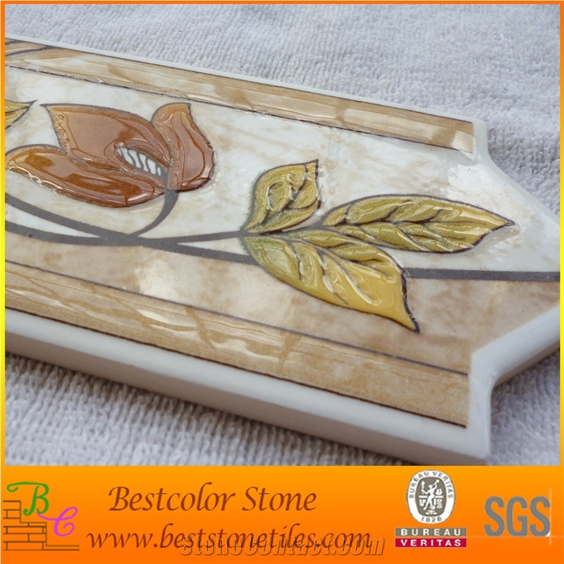 Ceramic Border Lines,Arrow Interlock Listello