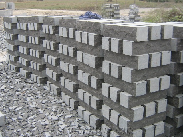 Blue Limestone Wall Stone, Split Blue Limestone