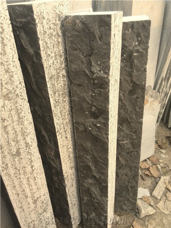 Blue Limestone Wall Stone, Split Blue Limestone