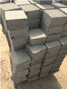 Blue Stone Antique Cube , Tumbled Cobble Stone