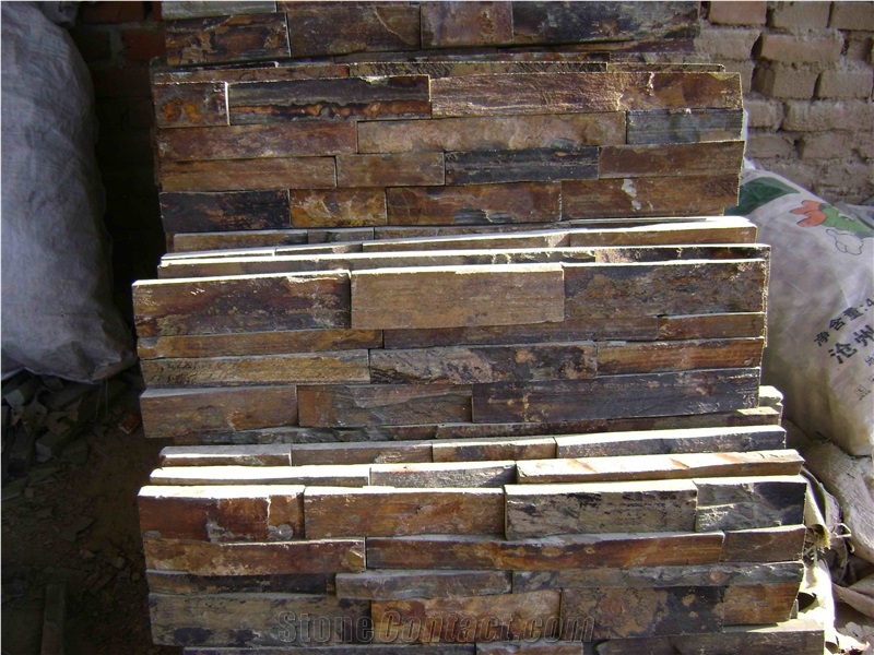 China Rusty Slate Edge Surface Panel
