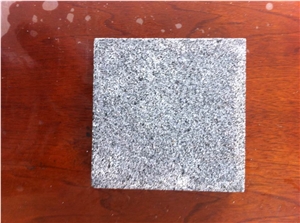 G370b Dark Grey Granite, Flamed Tiles