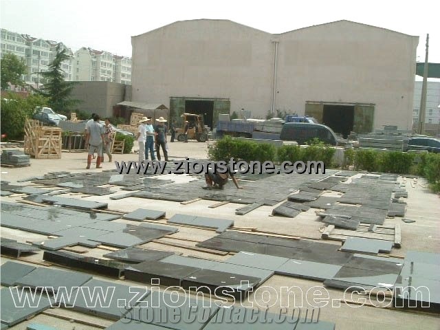 China Blue Limestone Slabs & Tiles