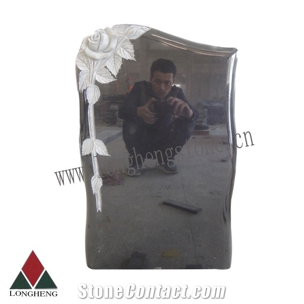 Black Granite Tombstones