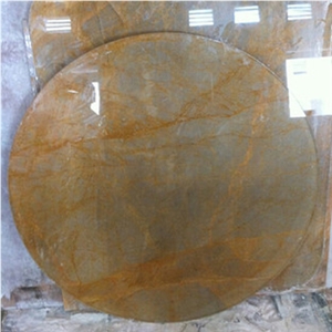 Wellest Golden Emperador Marble Bar Top, Restaurant Top,Tea Top,Coffee Top,Round Top, Round Table,Natural Stone Top, Tablet Top
