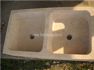 Travertino Romano Classico Solid Farm Sink 90cm
