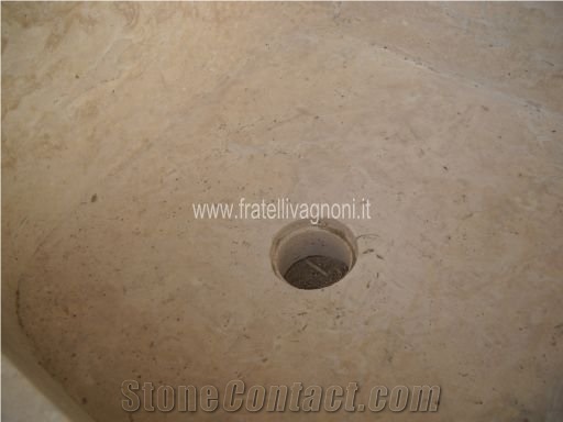 Travertino Romano Classico Solid Farm Sink 90cm